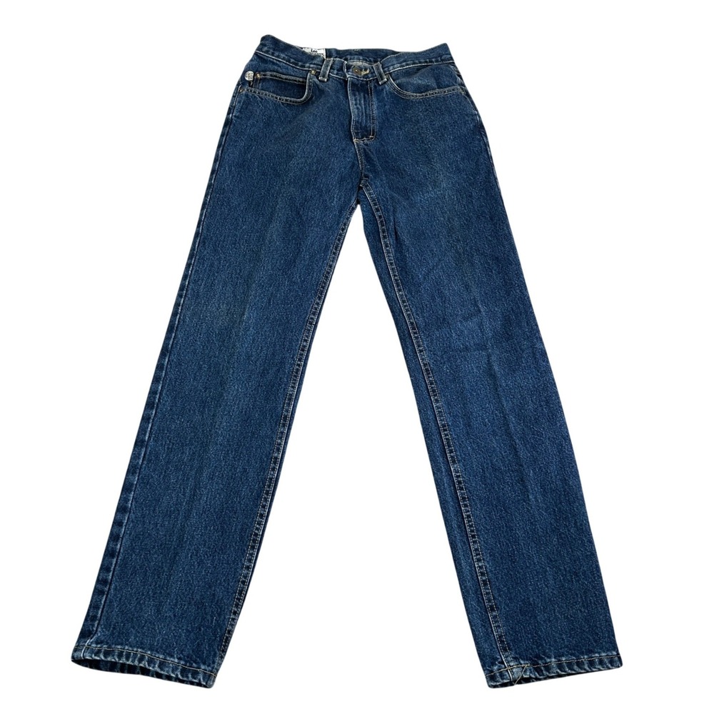 Vintage Lee Dungarees Slim Straight Leg Jeans Blue Denim Medium Wash Size‎ 7M